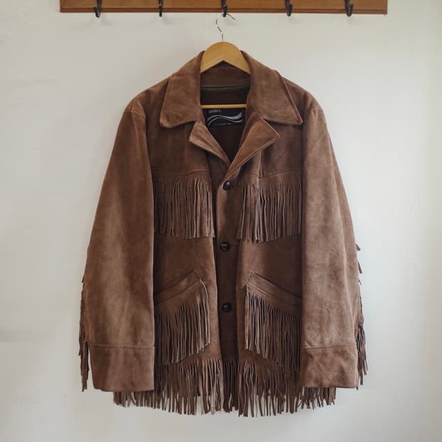 70’s Montgomery Ward Suede Fringe Jacket