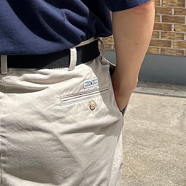 90s Made in USA 폴로랄프로렌 투턱 치노 팬츠