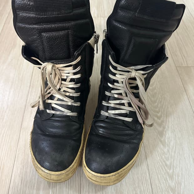 릭오웬스 지오바스켓 모노크롬 