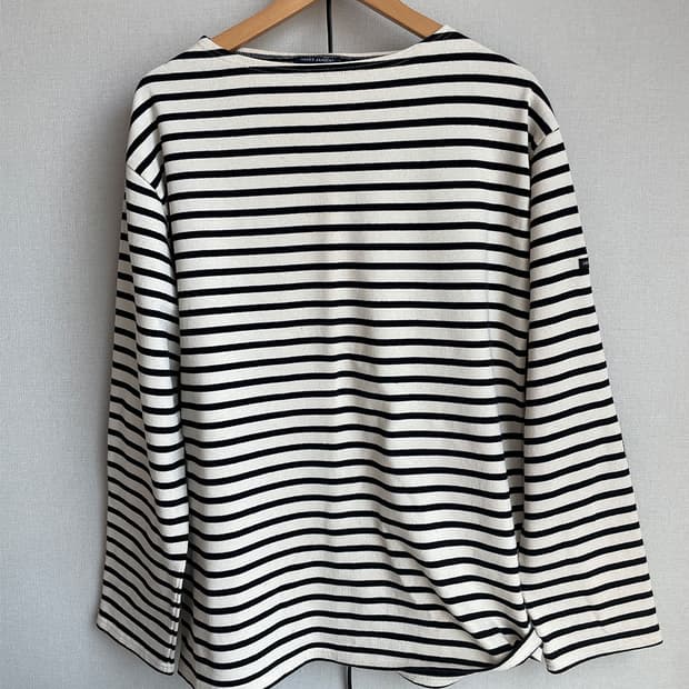 세인트제임스 스트라이프 슬리브 티셔츠