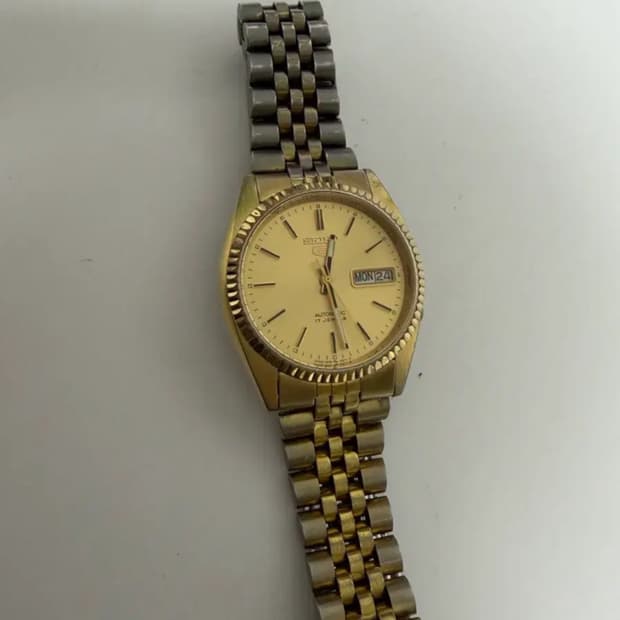 빈티지 세이코 데이저스트 금장 SNXJ