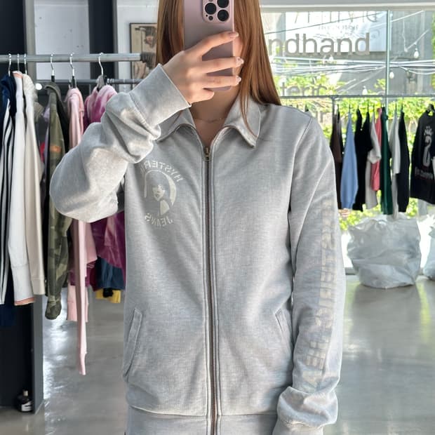 히스테릭글래머 히스걸 하이넥 투웨이 코튼집업