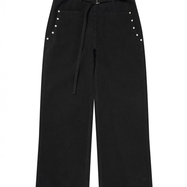 다이닛 LOOSE PEACH COTTON STUD  PANTS