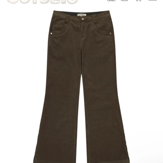 코이세이오 리프컷 코듀로이 팬츠 2