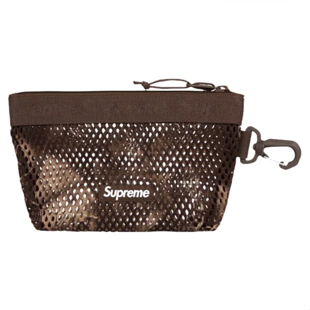 슈프림 메쉬 미니 파우치 카모