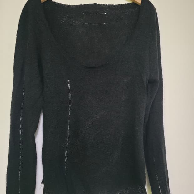 Matin Kim 마뗑킴 블랙 텍스처 니트