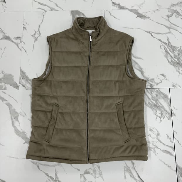 자라 스웨이드 라이크 패딩조끼