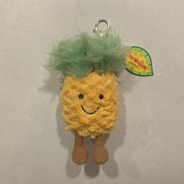 젤리캣 파인애플 키링 새상품