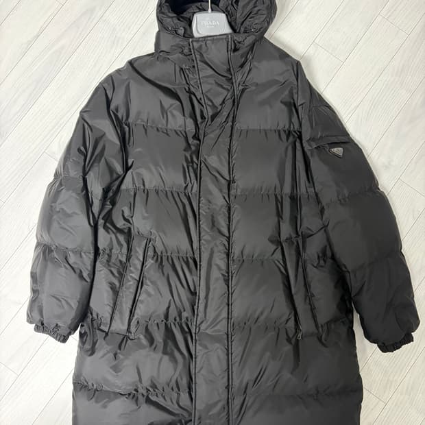 프라다 나일론 롱팽 블랙 54