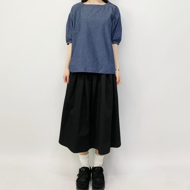 45알피엠 인디고 블라우스