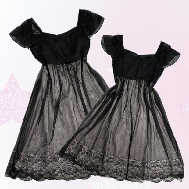 PARTY'S 숄더 히메 로맨틱 드레스 레이스 고스로리 공겜여주 원피스