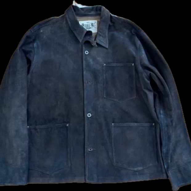 rrl 러프아웃 스웨이드 초어자켓 .XL