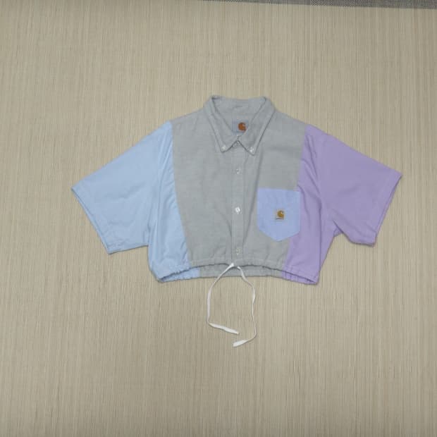 (XL) Carhartt WIP 여성 캐러셀 숏 크롭 셔츠