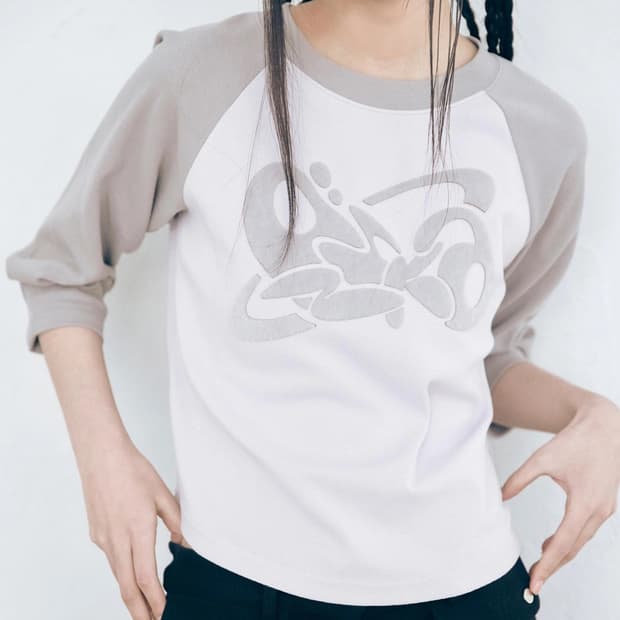 [onska] 온스카 PRINT RAGLAN T-SHIRT 래글런 티셔츠