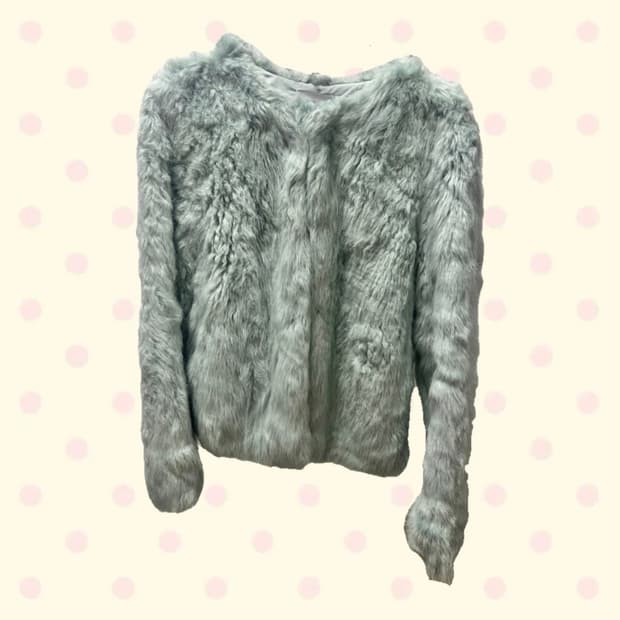 빈티지 민트 퍼자켓