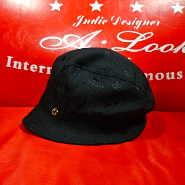 메트로시티 y2k 빈티지 자가드 언발란스 버킷햇 벙거지