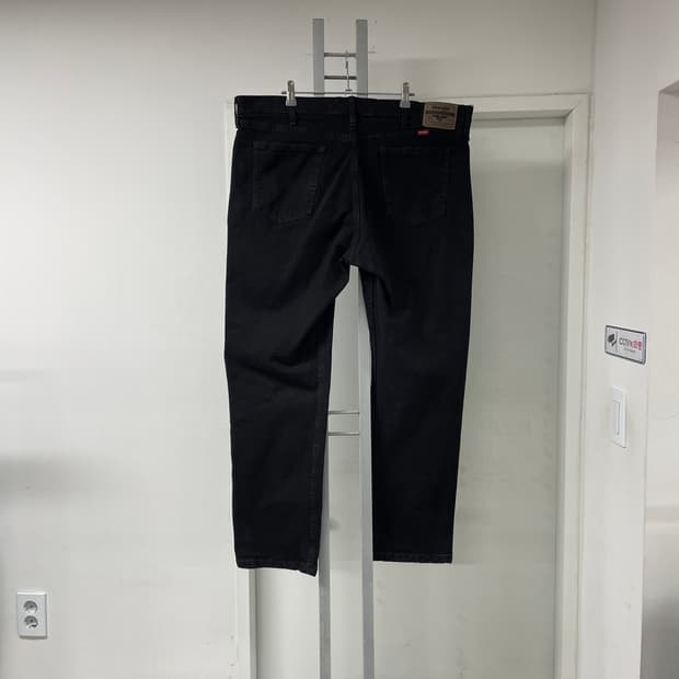 랭글러 블랙 데님 팬츠 40X30
