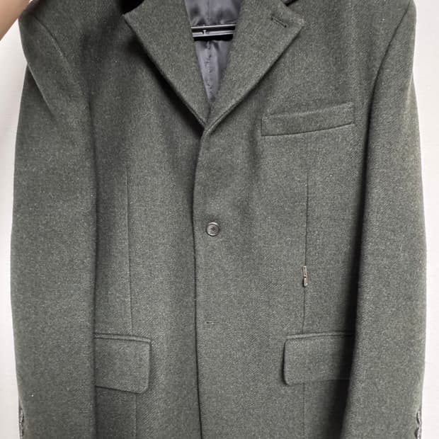 [L] STU office 오버사이즈 블레이져 3버튼 카키