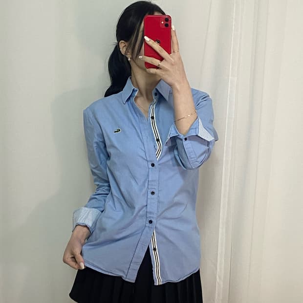 라코스테 와펜 셔츠