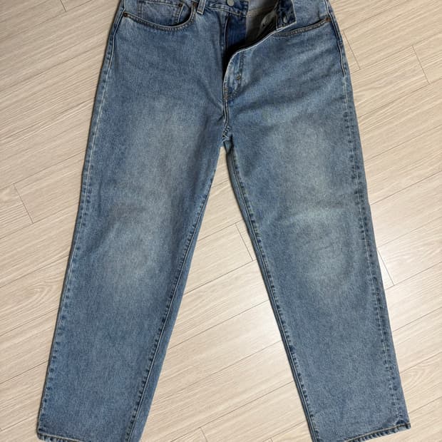 디네댓 regular jeans washed blue