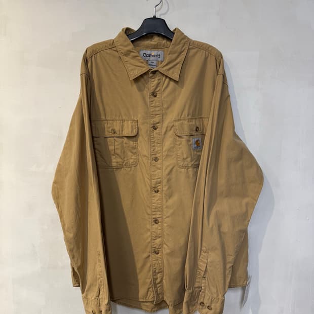 칼하트 베이지 긴팔셔츠