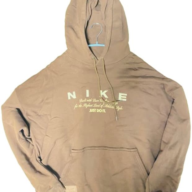 나이키 브라운 후드티