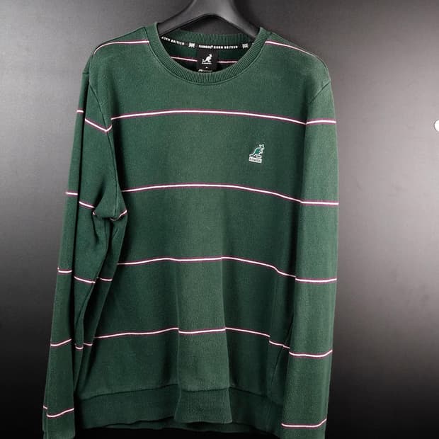 캉골 녹색 맨투맨