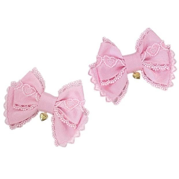 Angelic pretty 리본 클립 세트
