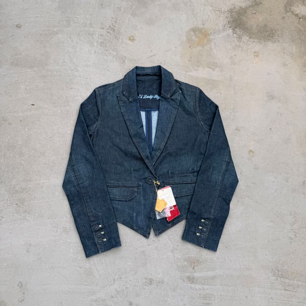 LEVIS 데님 크롭 자켓