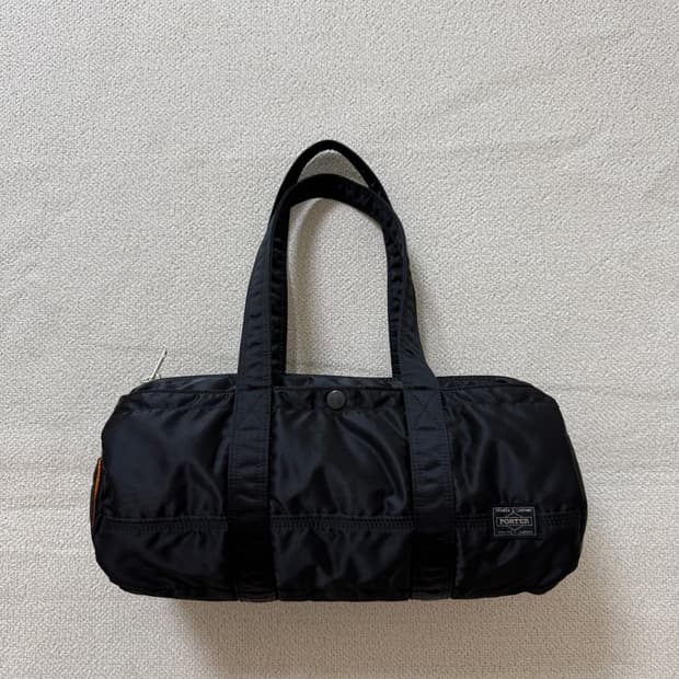 (미사용급) PORTER 포터 탱커 더플백 L 블랙 보스턴백