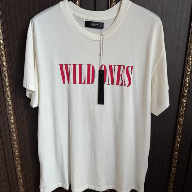 아미리 와일드 원스 로고 반팔 티셔츠