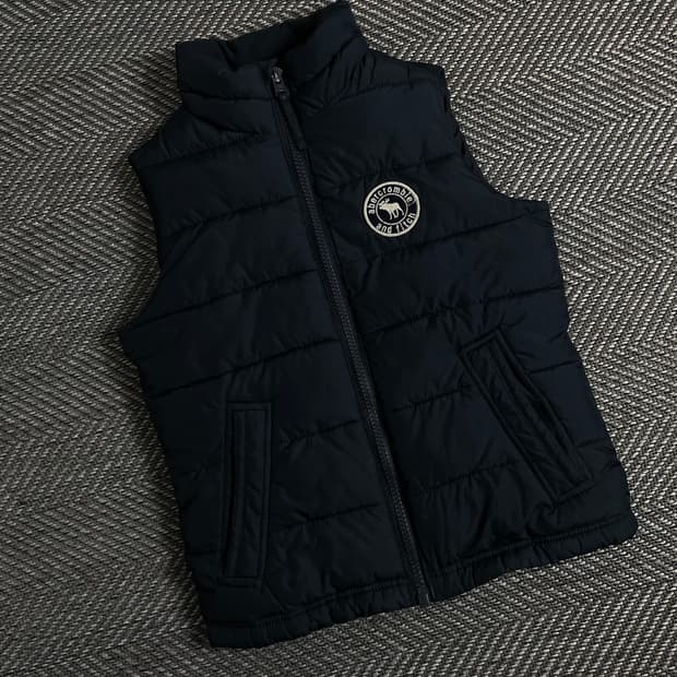 아베크롬비 y2k 빈티지 크롭 다운 베스트y 3002