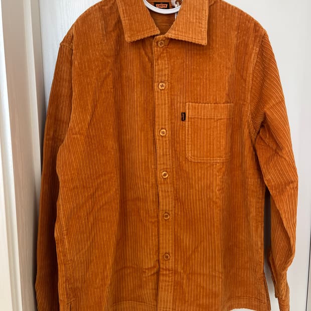 리바이스빈티지클로딩 Lvc Cord Shirt Golden Oak M