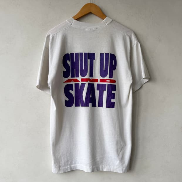 90s Shut up and skate tee