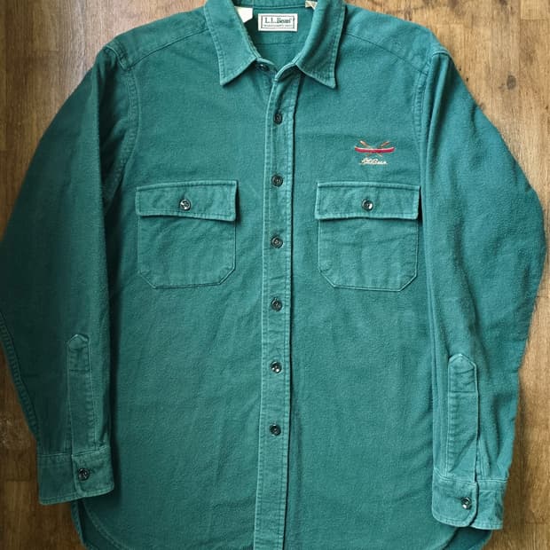 L.L.BEAN 엘엘빈 몰스킨 빈티지 그린 USA