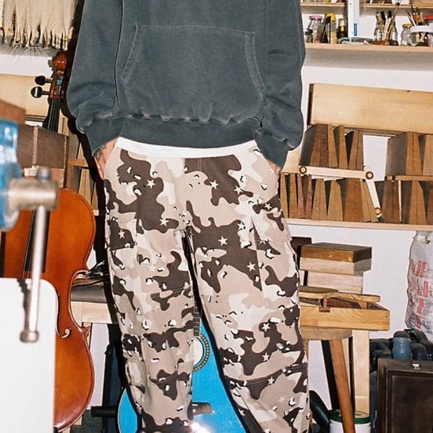 카비시 카모 카고팬츠 L