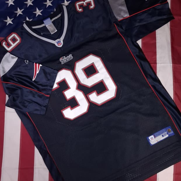 .새제품 오리지날 리복 NFL 뉴잉글랜드 패트리어 풋볼져지