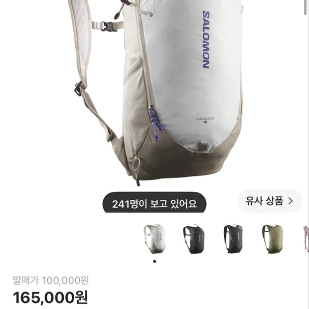 살로몬 트레일블레이저 10 그레이