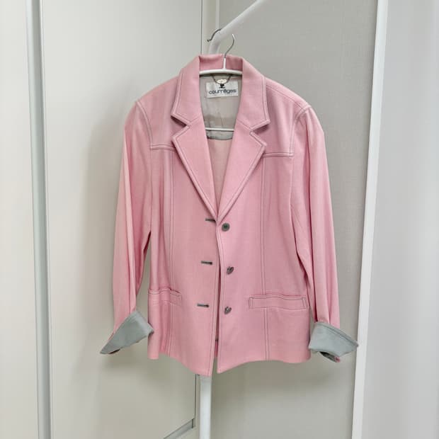 꾸레쥬 핑크 자켓