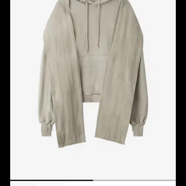 비엘알(BLR) 린넨 머플러 후드 베이지 L 사이즈 팝니다