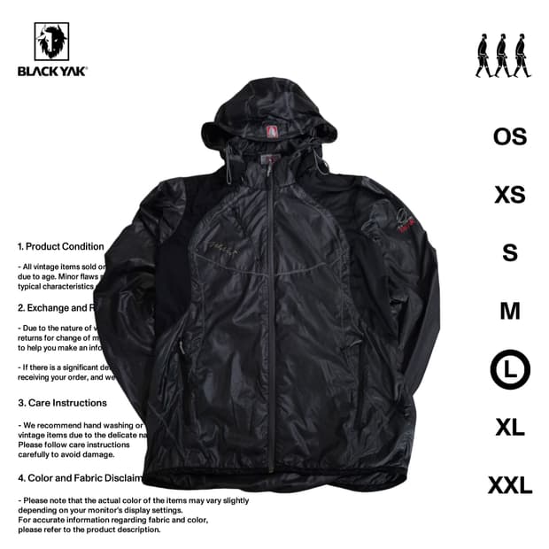 블랙야크 퍼텍스 마이크로라이트 경량자켓 100사이즈