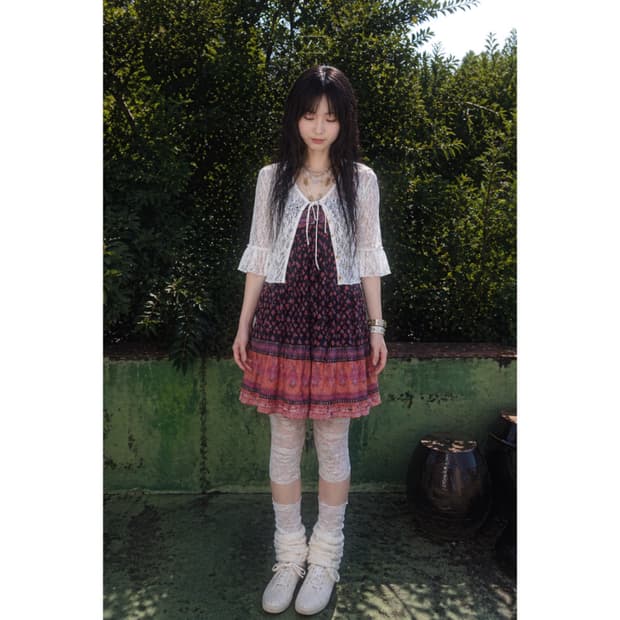 산딸기 원피스 + 가디건 set