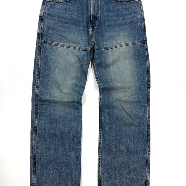 벨리에 빈티지 워시드 데님 팬츠