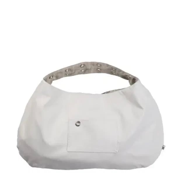 DEPC 뎁크 아일렛 레더백 화이트