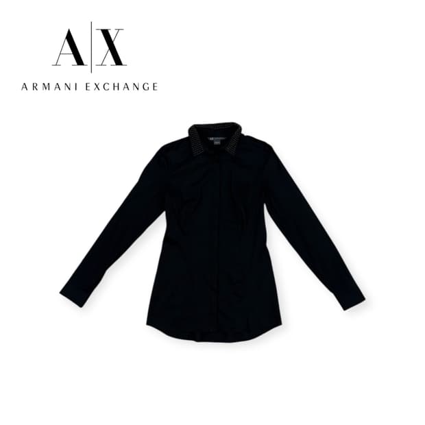아르마니 익스체인지 블랙셔츠