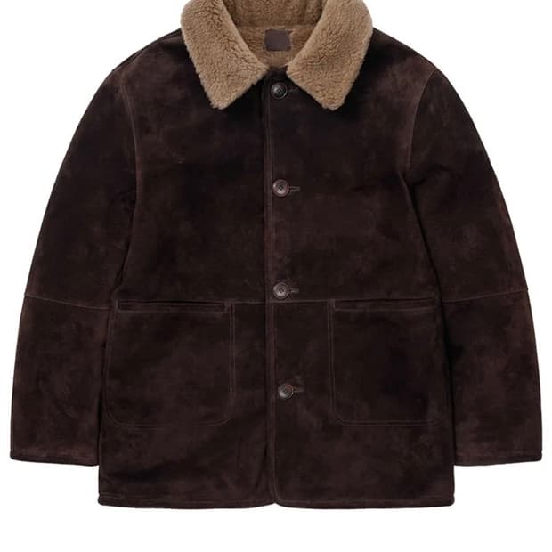 니하운 Loire shearling real mustang brown