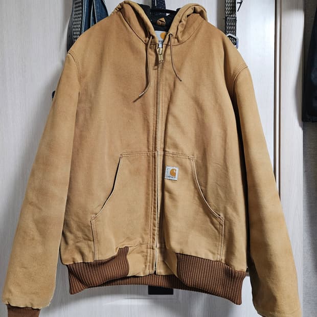 J140 칼하트 덕 액티브 후드 자켓 빈티지 s표기