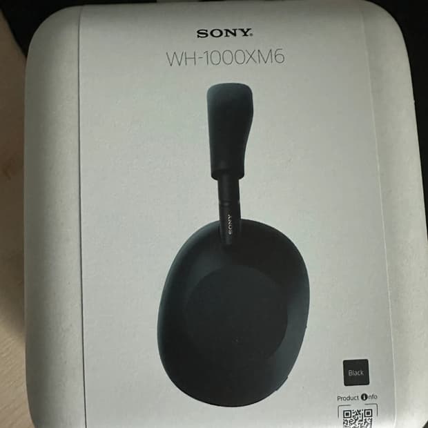 소니 WH-1000xm6 블랙 새상품