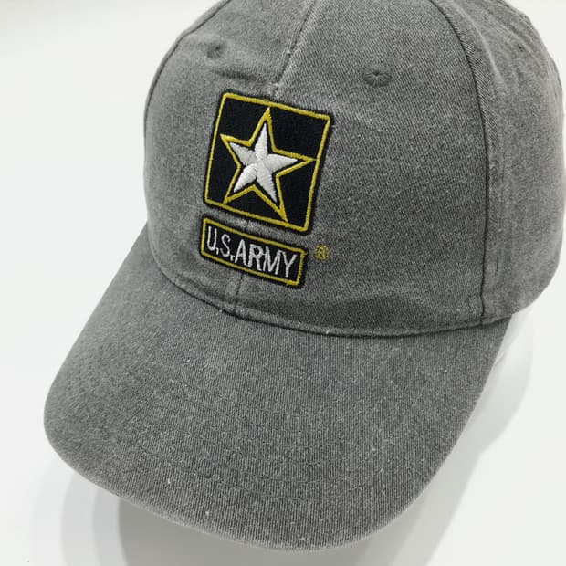 CJ260 US ARMY 00s 워싱 그레이 볼캡 모자