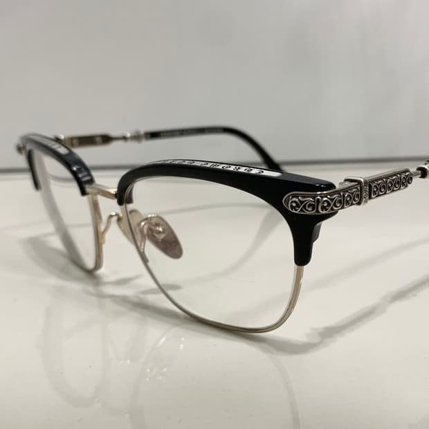 크롬하츠 버티컬스마일2 안경 [BK/GP] 블랙&골드